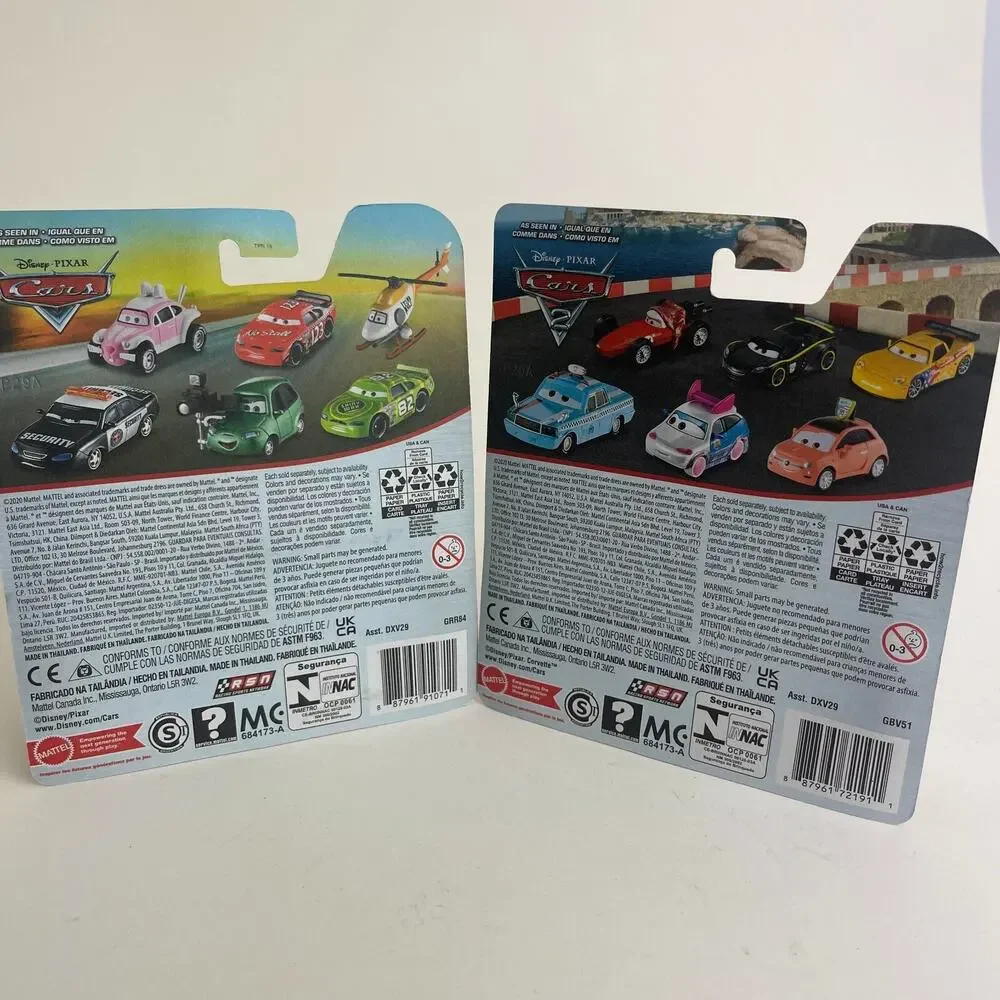 2 Disney Pixar Cars Metal Series Chisaki & Disney Pixar Cars Metal Series Derek‎